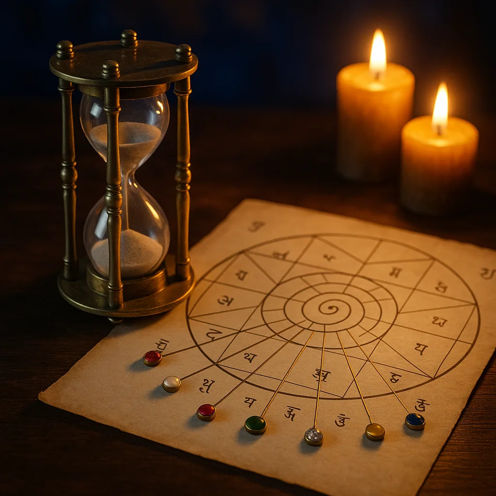 Vimshottari Dasha: O Calendário Planetário de 120 Anos Que a Astrologia Ocidental Não Tem