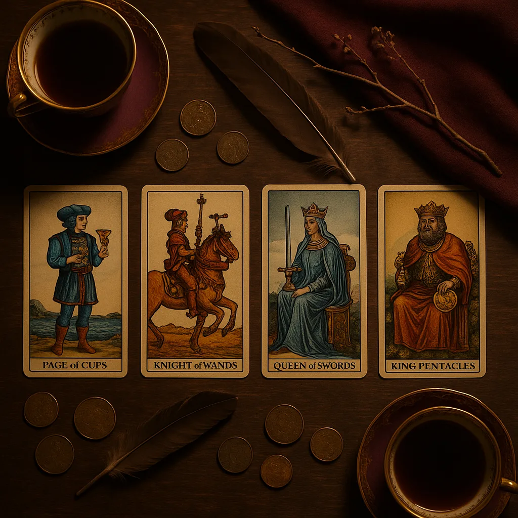 Naipes do Tarot no Amor: Como Copas, Ouros, Espadas e Paus Aparecem numa Relação